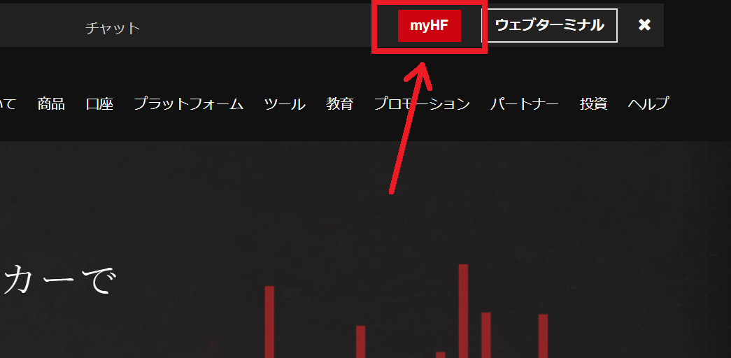 myHotForexにログイン
